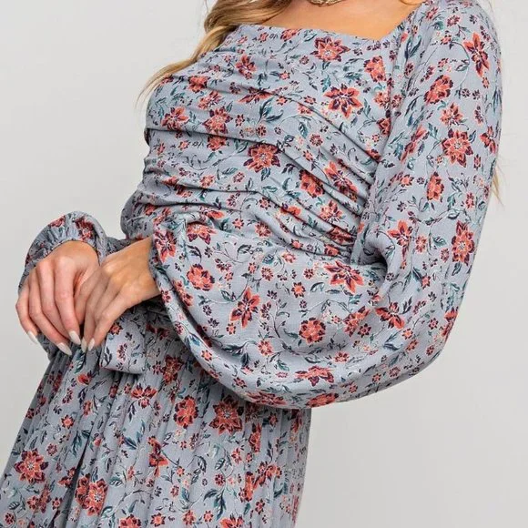 THE SHYANNA  PRINTED RAYON GAUZE CROP TOP  NWT - Picture 7 of 8